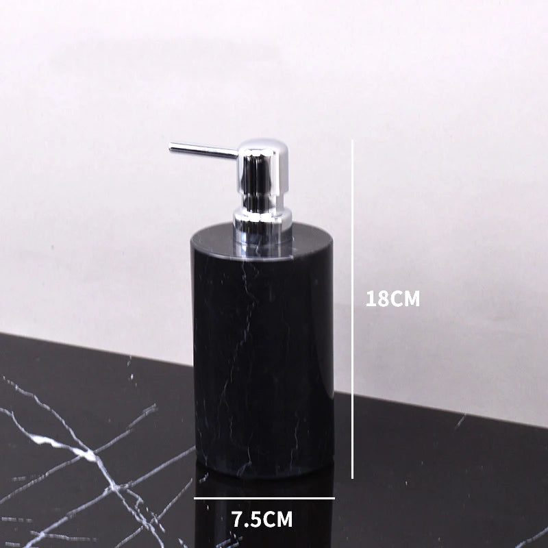 Nero Marquina Marble Bath Set