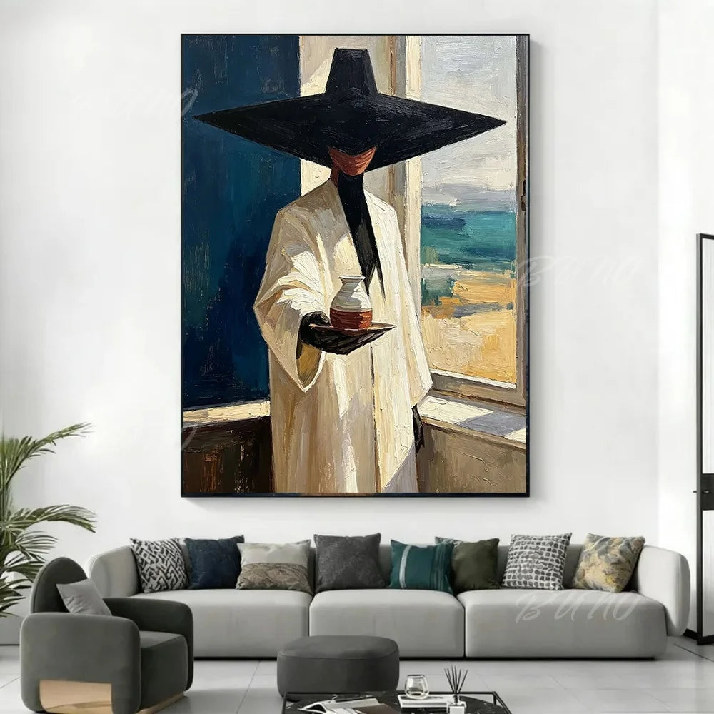 Boho Geometric Figure Art