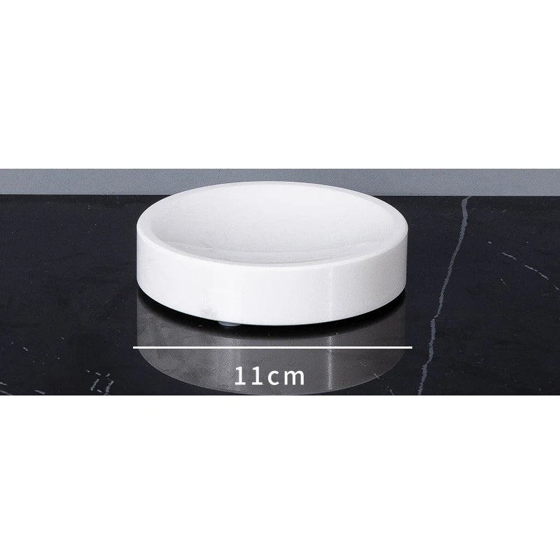 White Volakas Bath Set