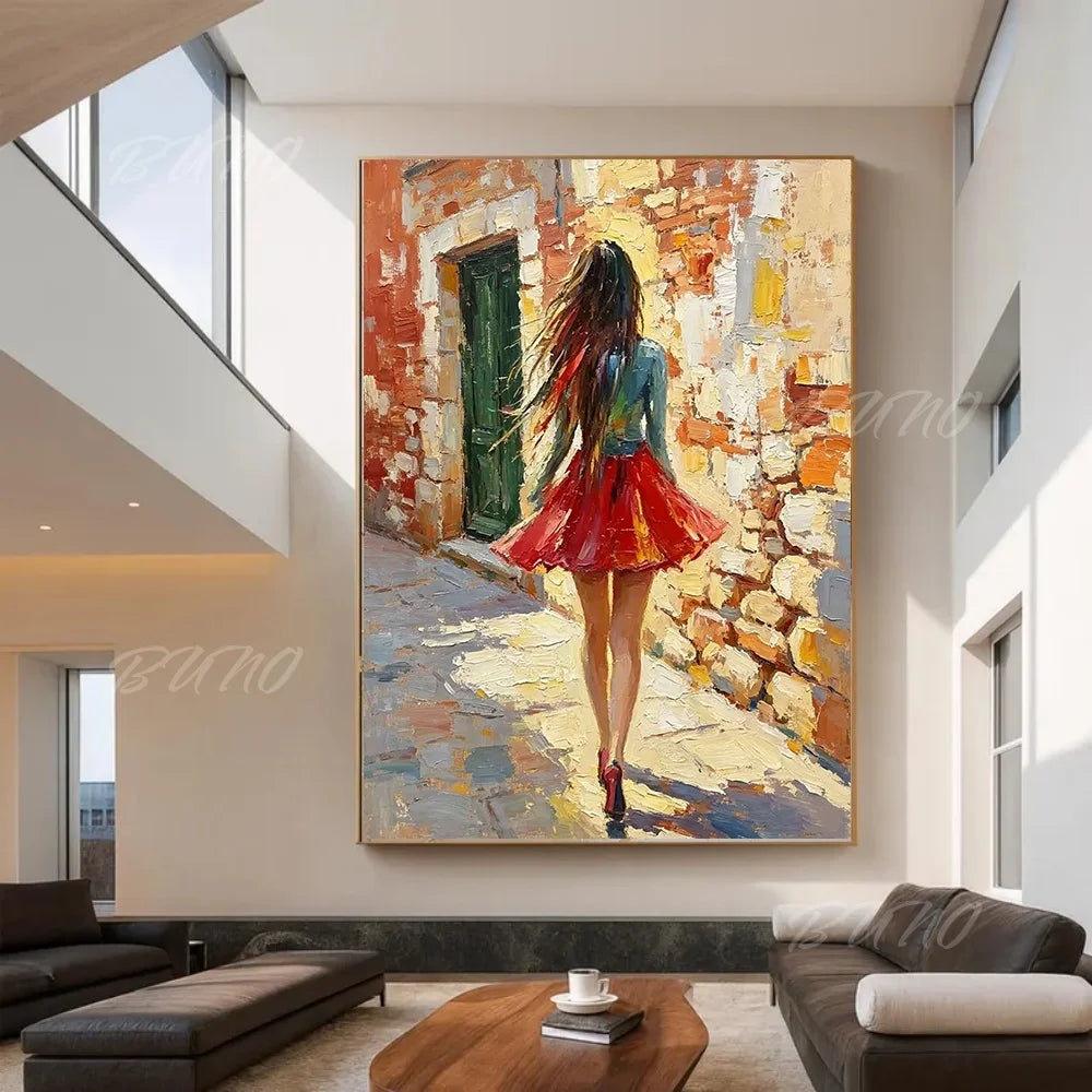 Figure Palette Knife Art