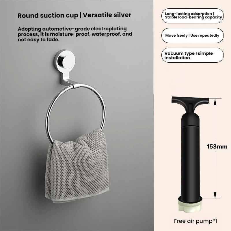 Punch-Free Towel Ring