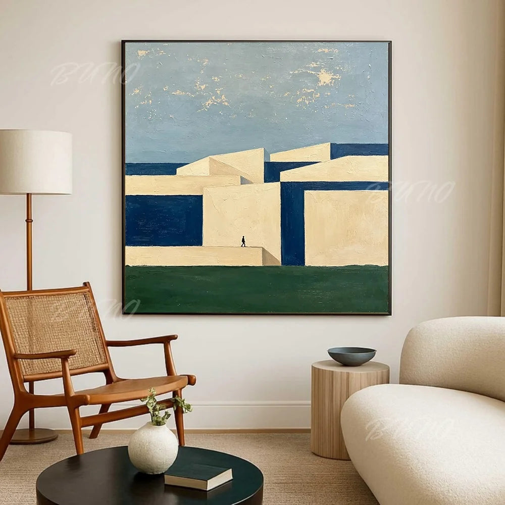 Serene Ocean Landscape Art