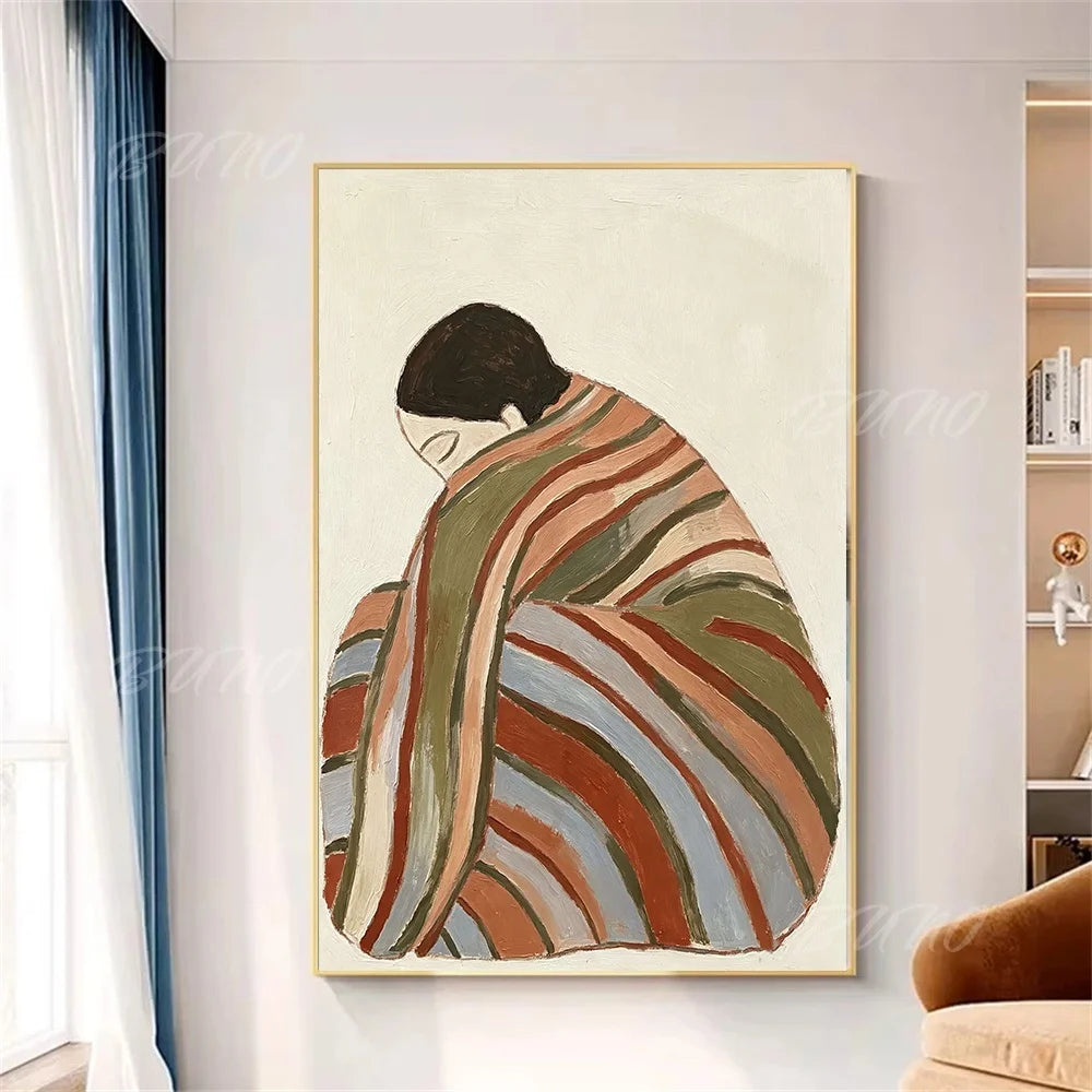 Wabi Sabi Textured Painting