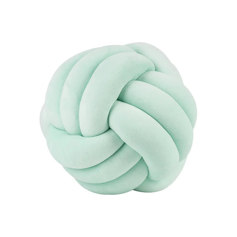 Lilac Knot Globe Plush Cushion