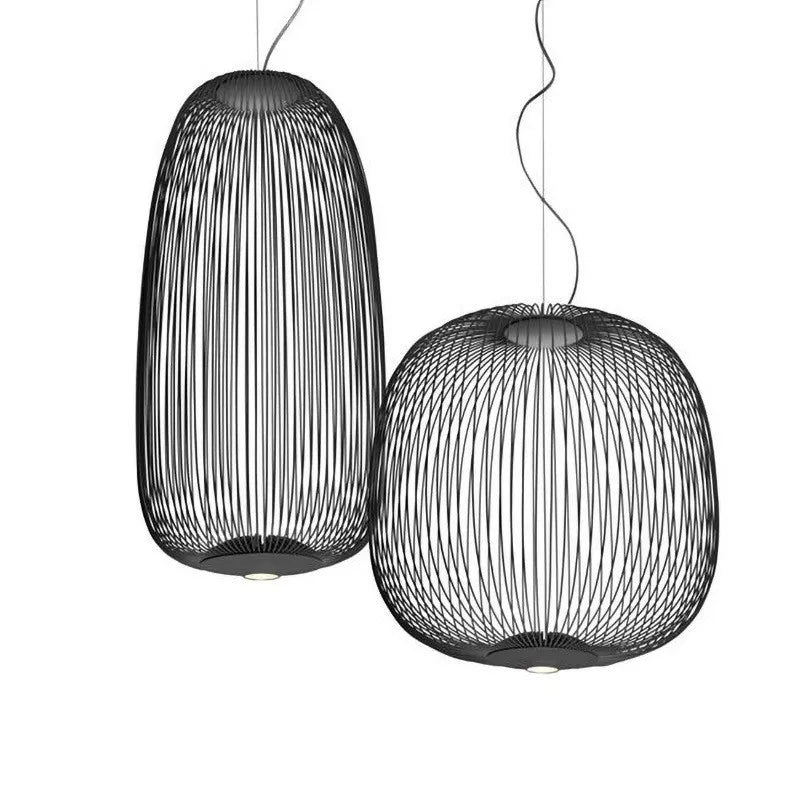 Bird Cage Mesh Pendant