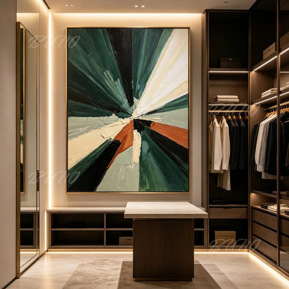 Mid-Century Modern Geometric Art
