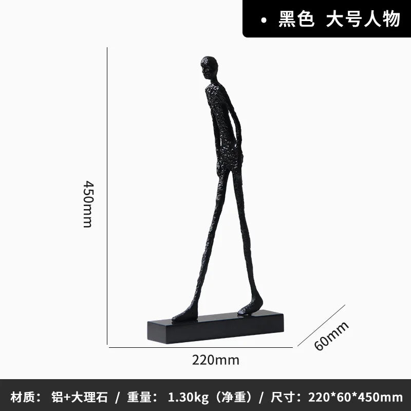 Cast Iron Figure Sculpture