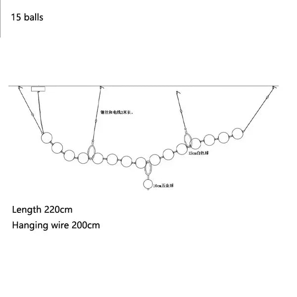 Nordic Necklace Pendant Light Modern