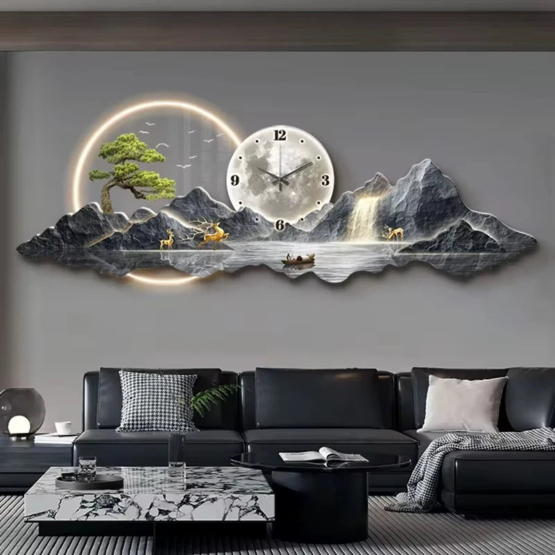 Minimalist LED Wall Clock