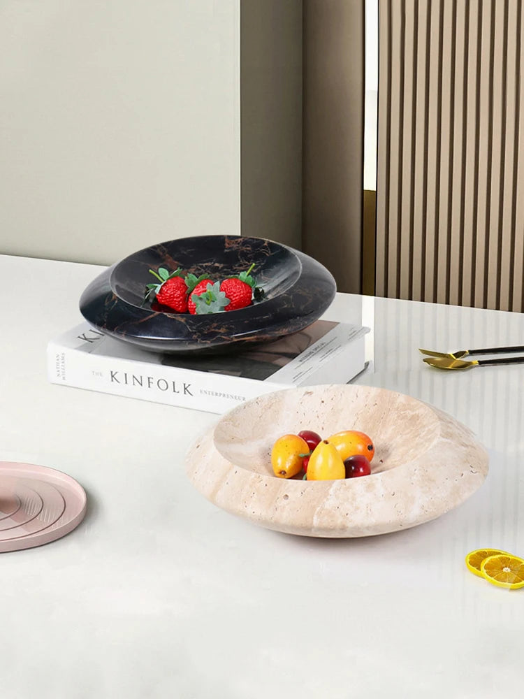 Natural Marble Serving Tray for Coffee