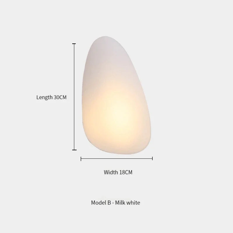 Nordic Designer Wall Lamp Pebble