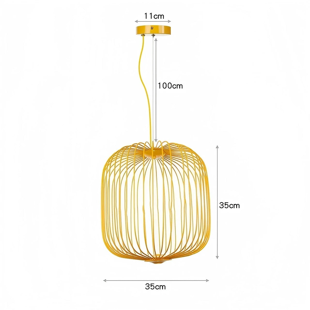Bird Cage Mesh Pendant