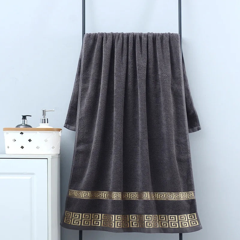 Oversized Bath Towel 140x70cm Black