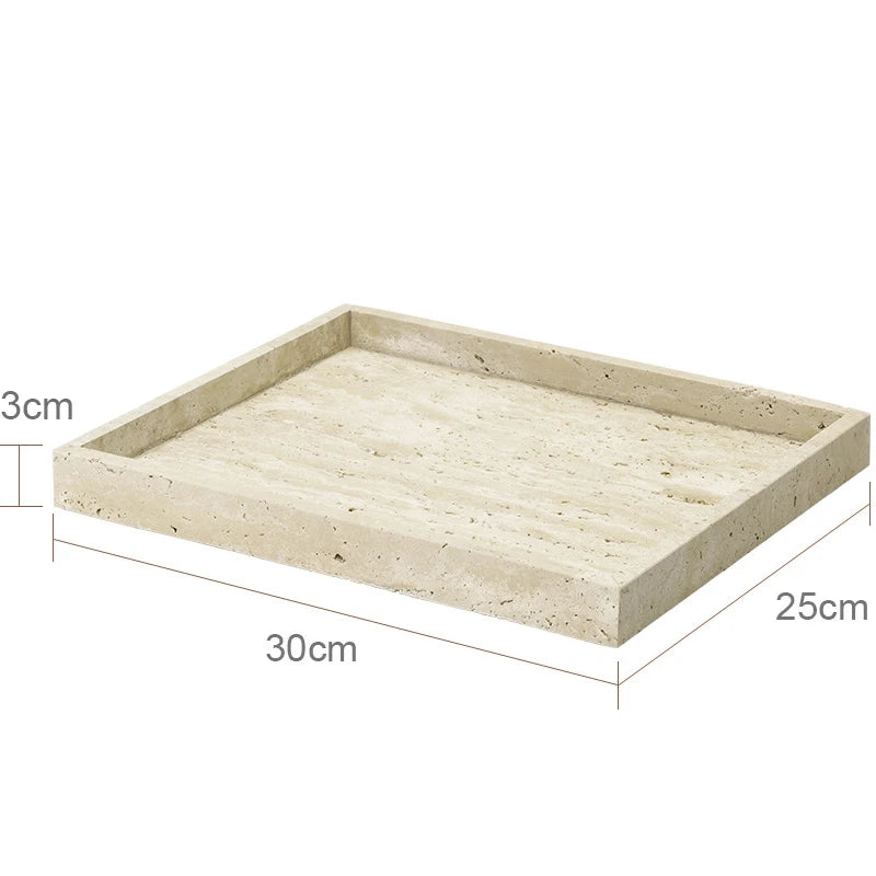 Travertine Bath Accessories Set