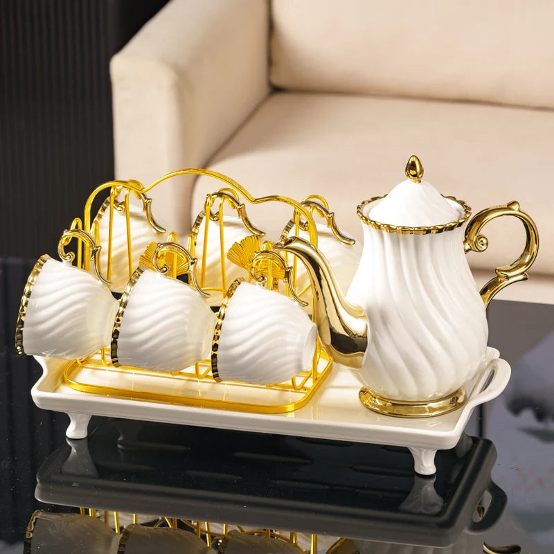 Coffee Cup and Tray Set