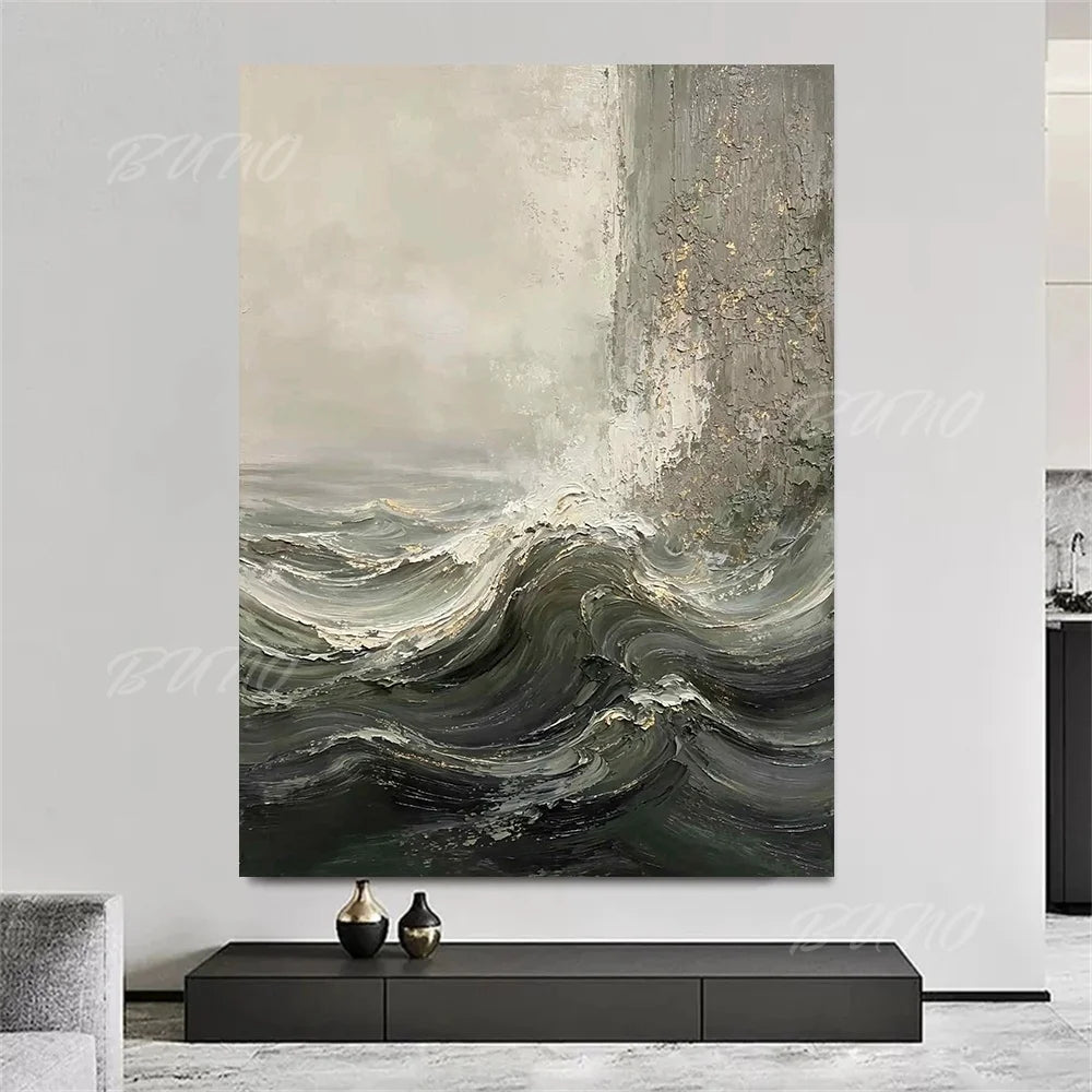 Dark Black Palette Painting