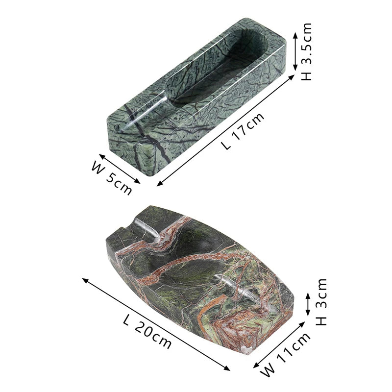 Natural Marble Cigar Ashtray