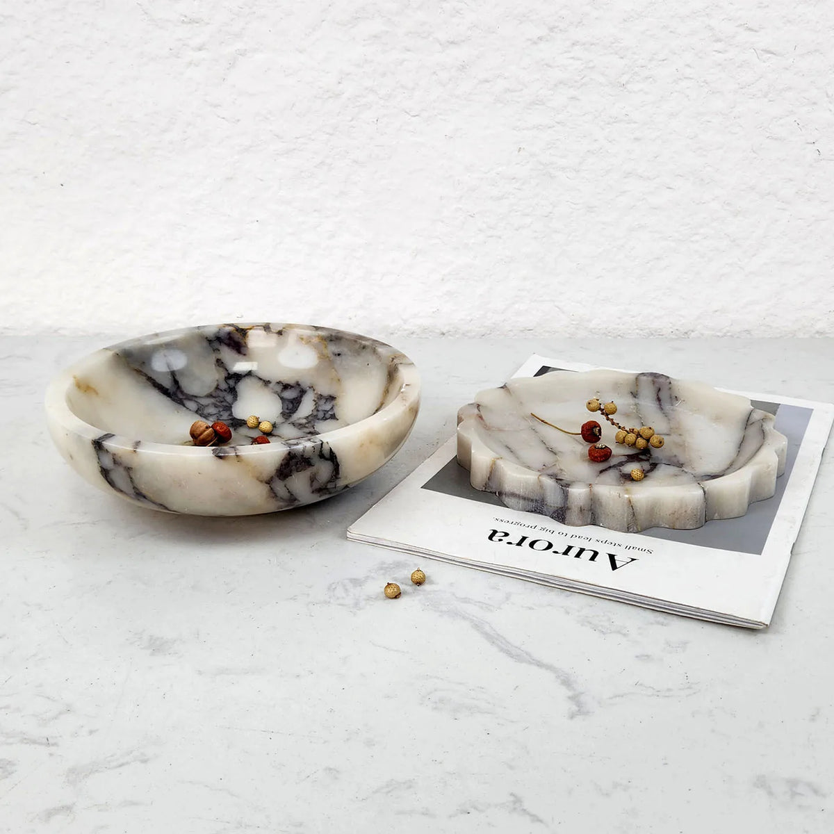 Marble Snack Bowl