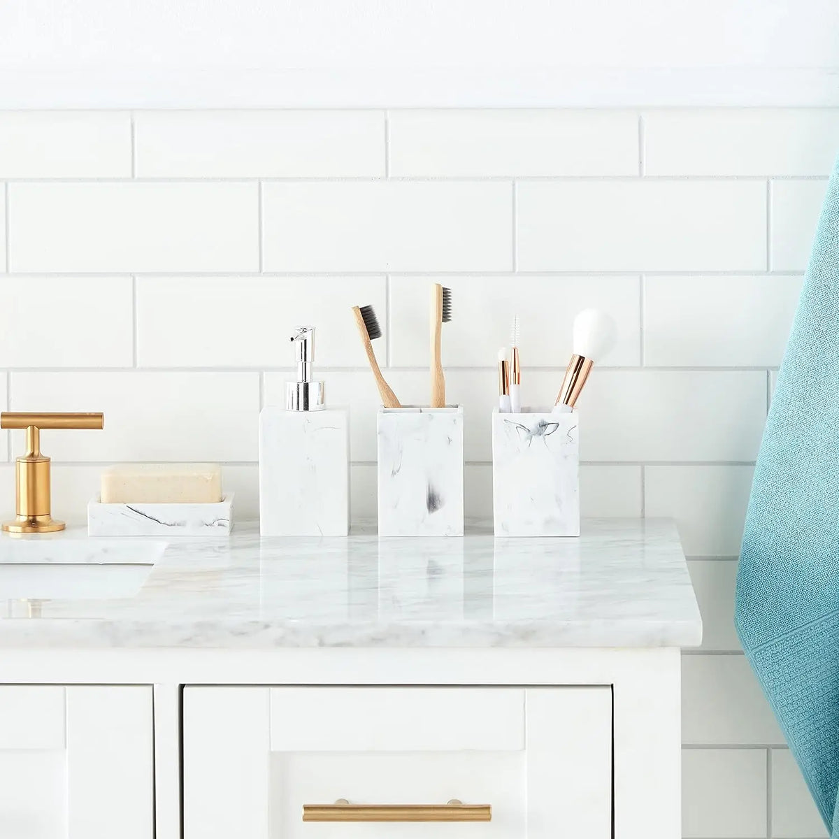 Coastal Bath Accessories Set