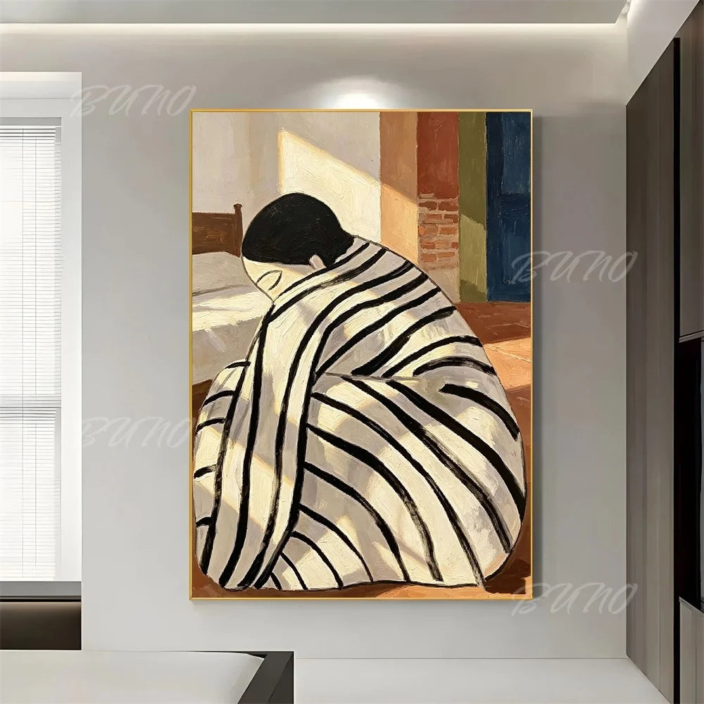 Wabi Sabi Textured Painting