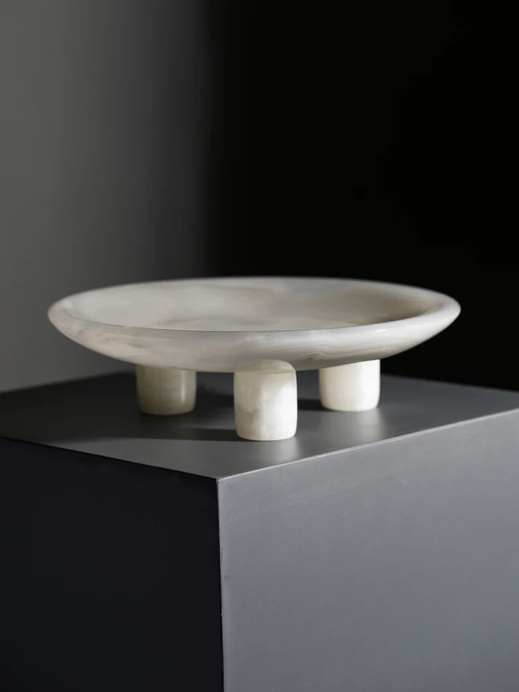 White Onyx Marble Tray