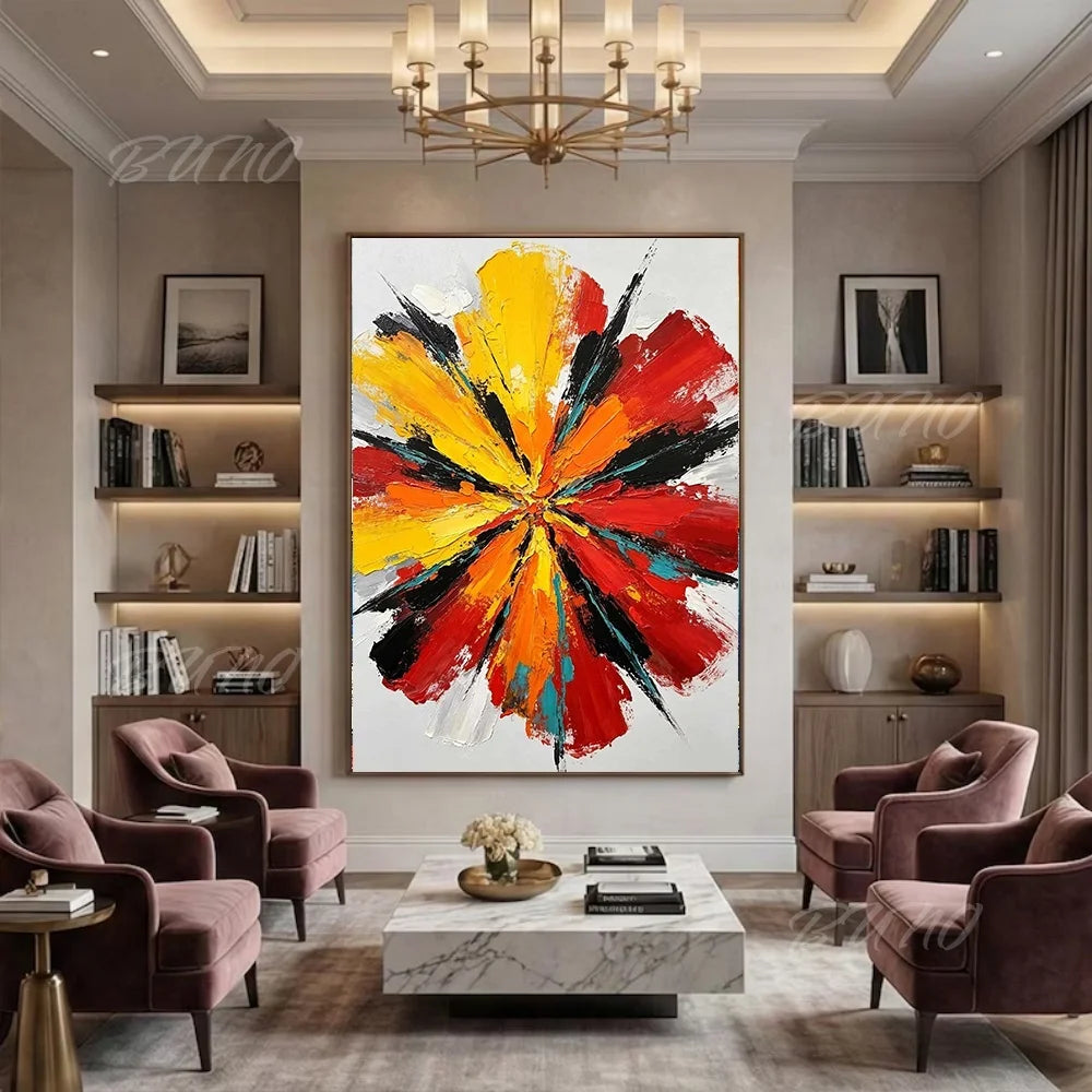 Vibrant Impasto Painting