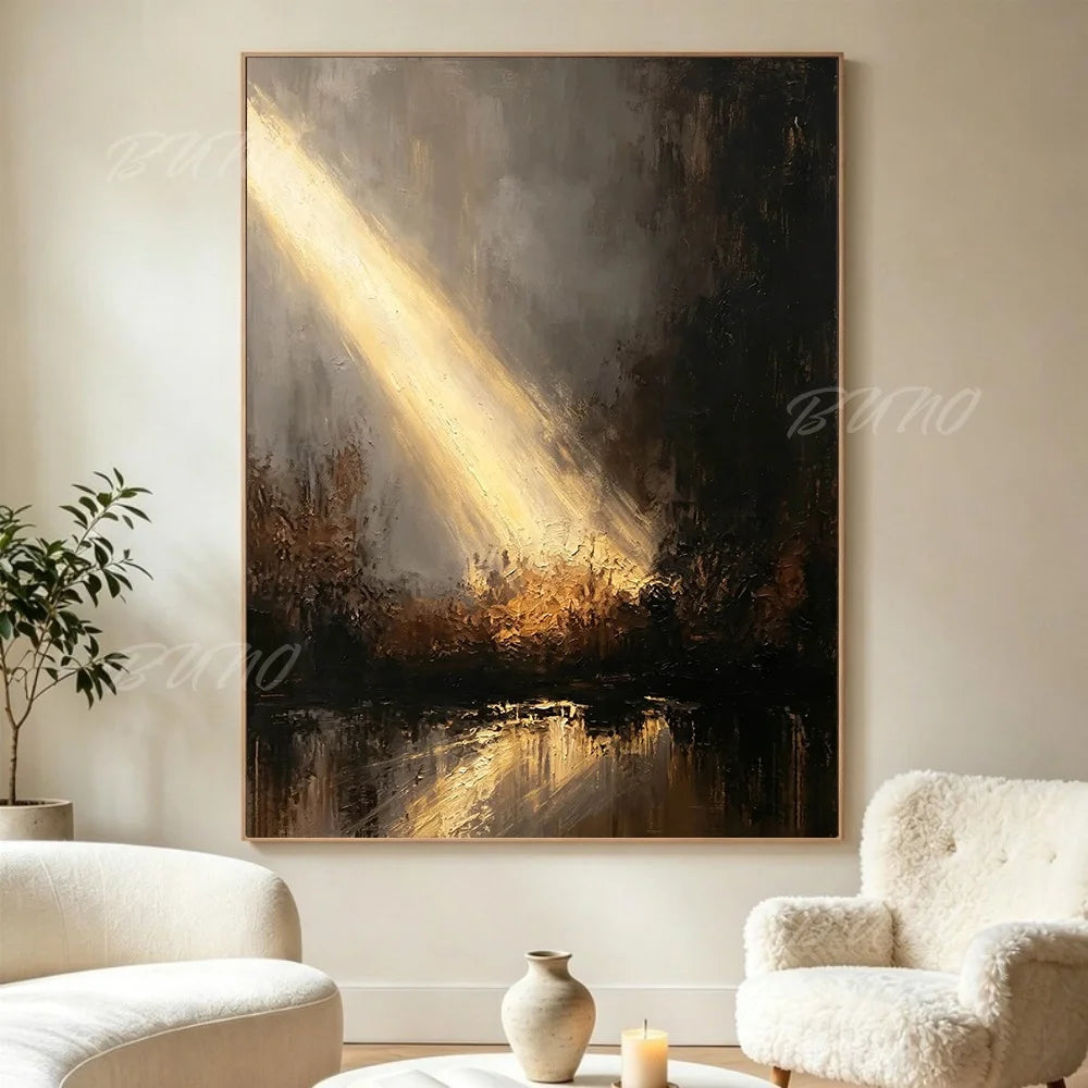 Misty Autumn Landscape Art