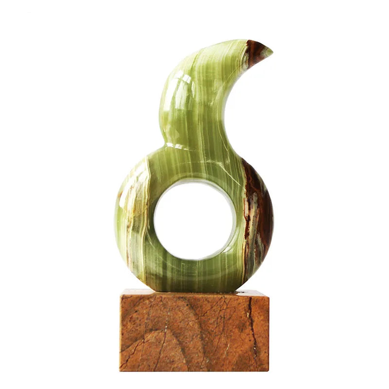 Marble Spiral Sculpture