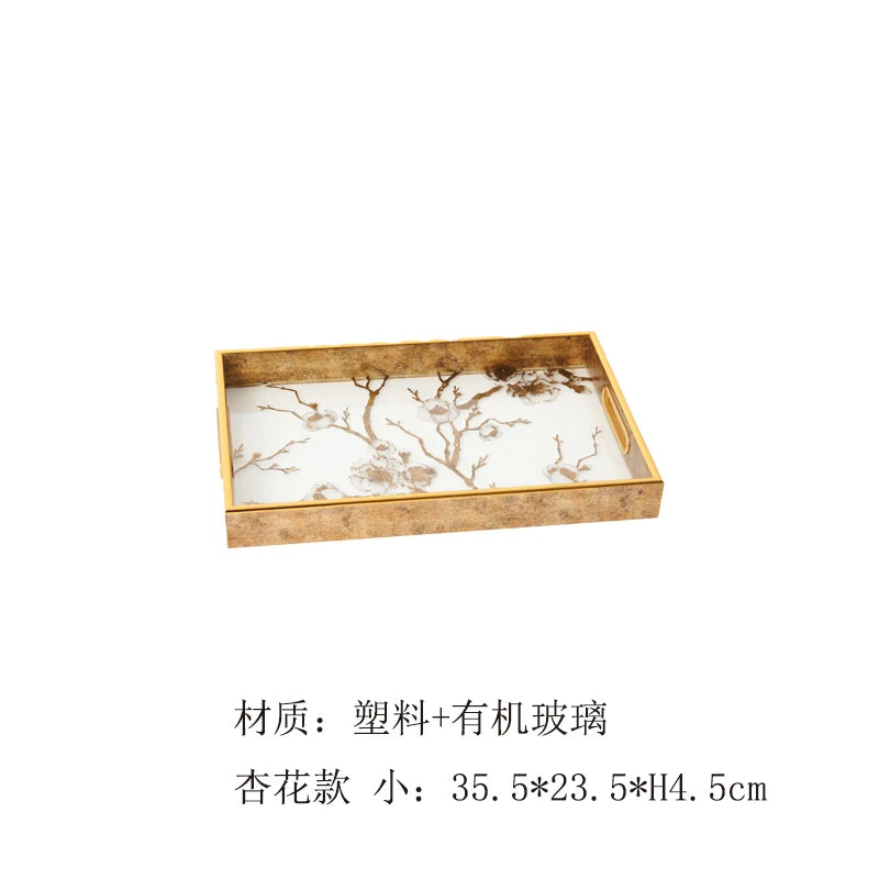 Gilded Branch Tray