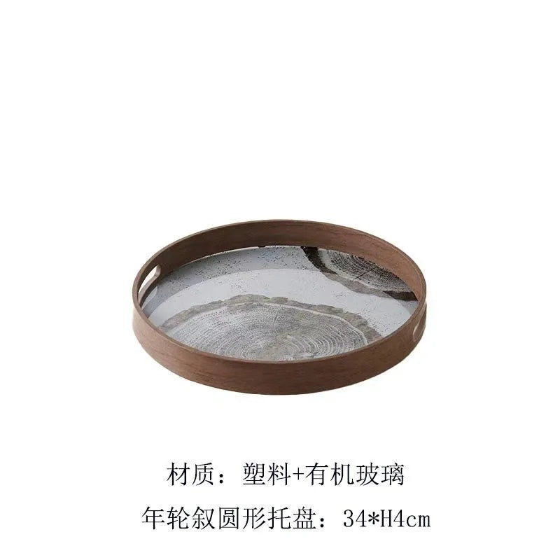 Gilded Branch Tray