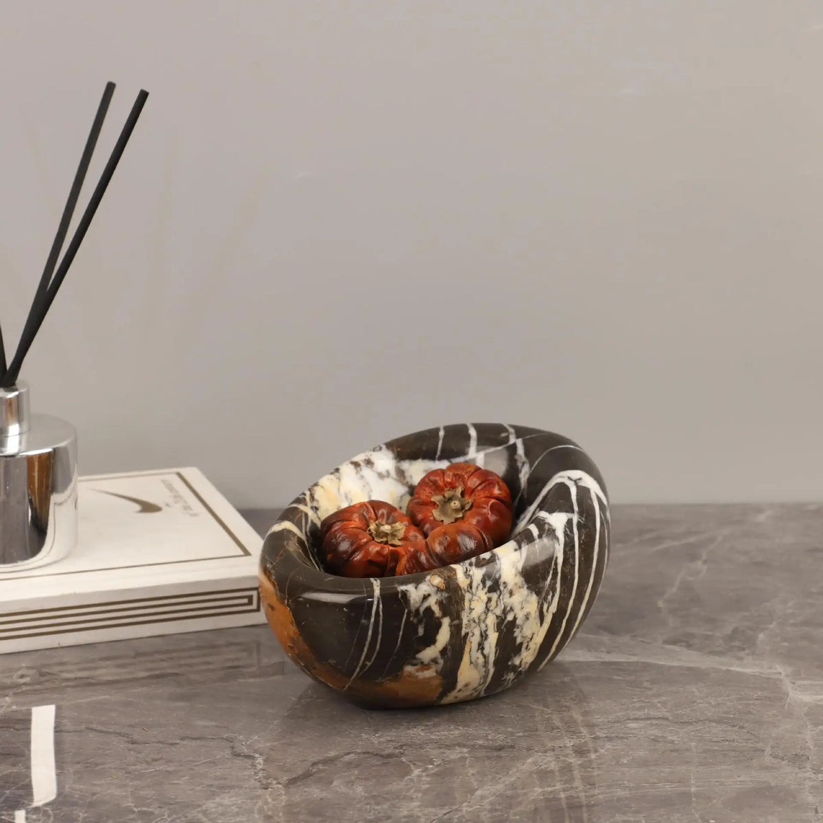Marble Bird Nest Dish