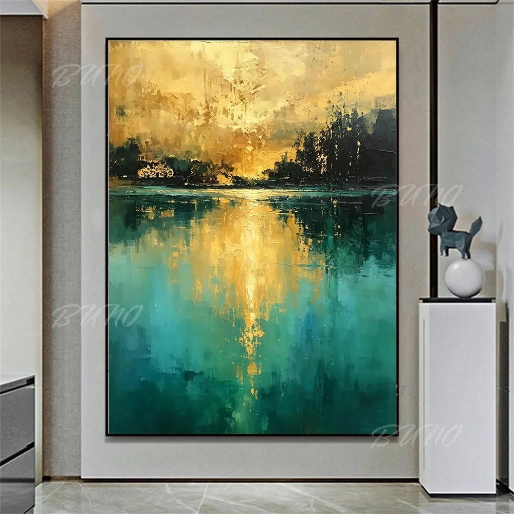 Lake View Palette Painting