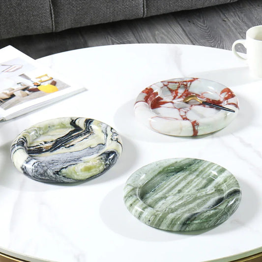 Marble Round Serving Plate