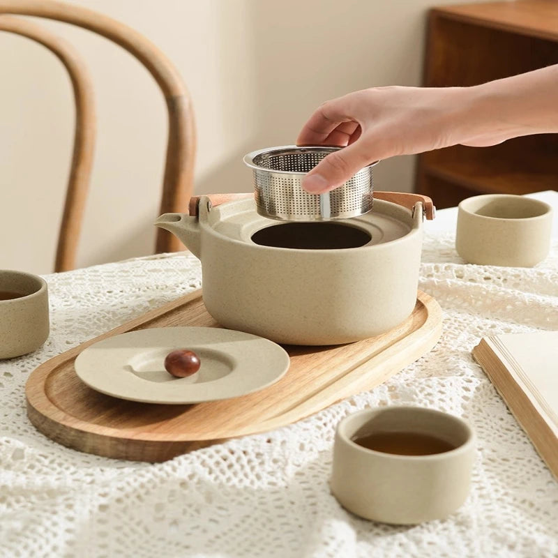 Retro Ceramic Tea Sets Cold