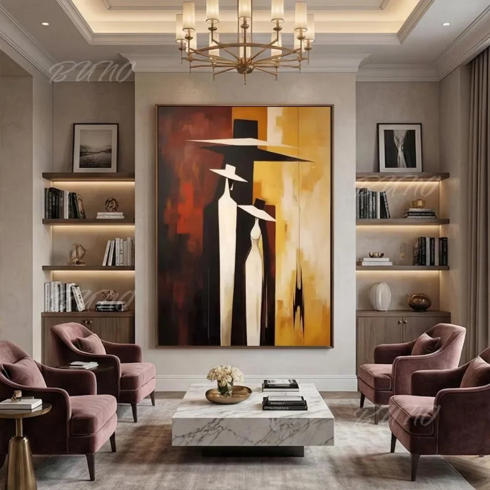 Chic Lady Palette Painting