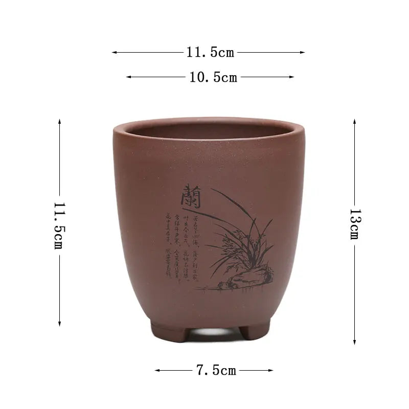 Purple Sand Succulent Pot