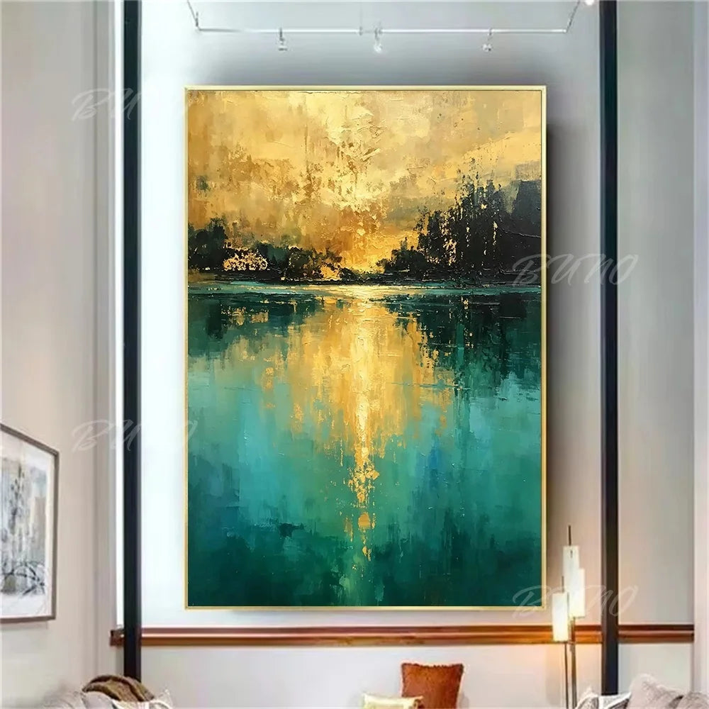 Lake View Palette Painting