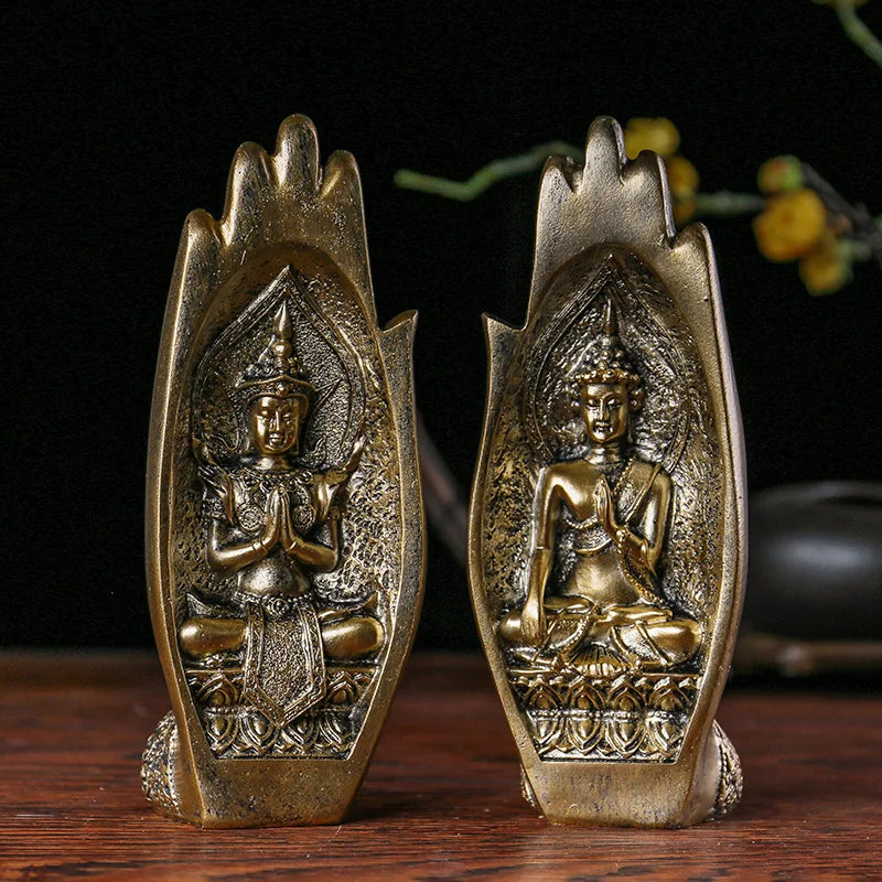Palm Buddha Statue