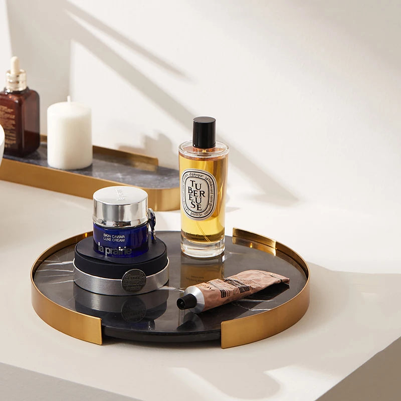 Scandinavian Decorative Natural Marble Tray