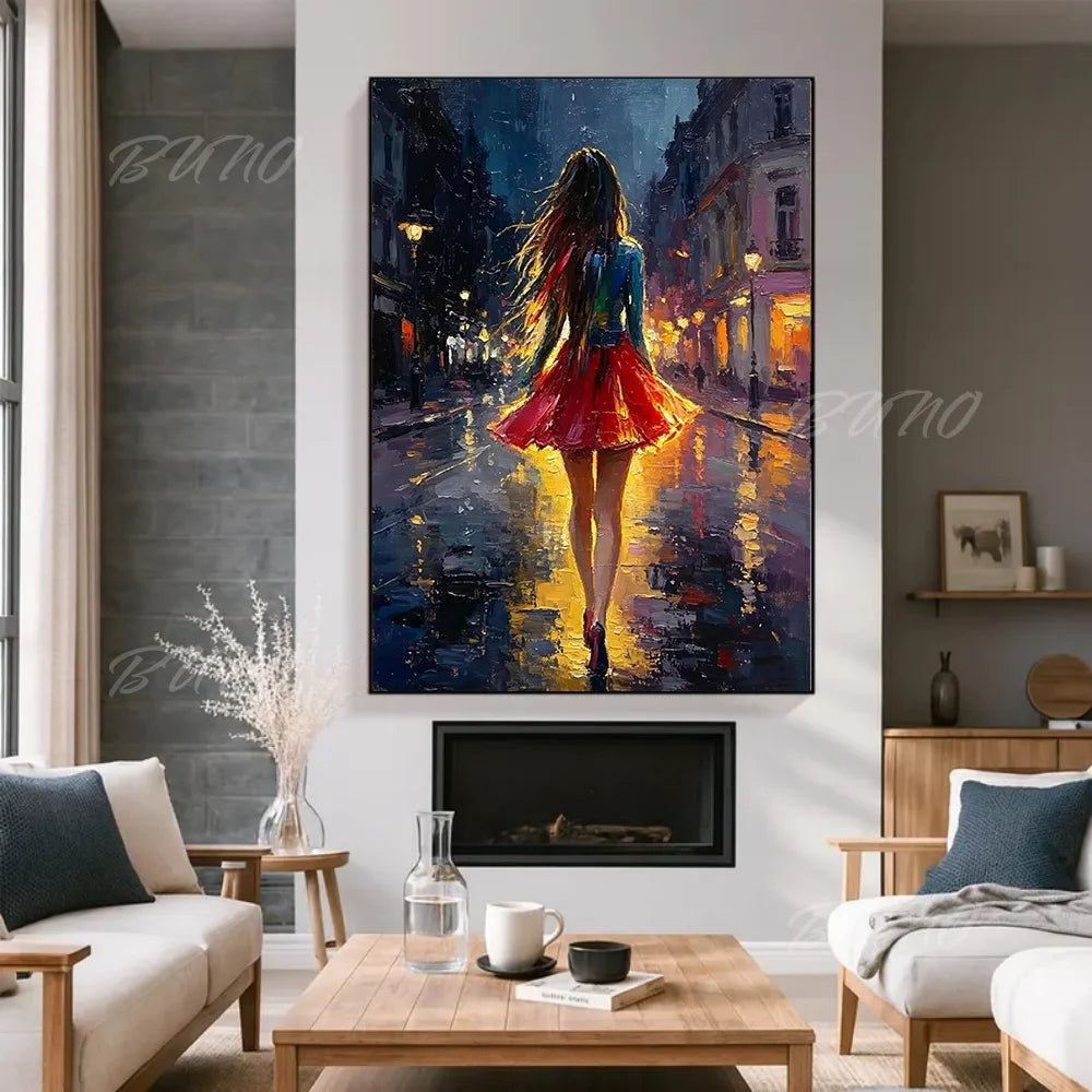 Figure Palette Knife Art