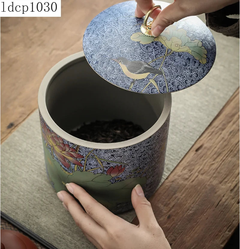Ceramic Sealed Tea Jar