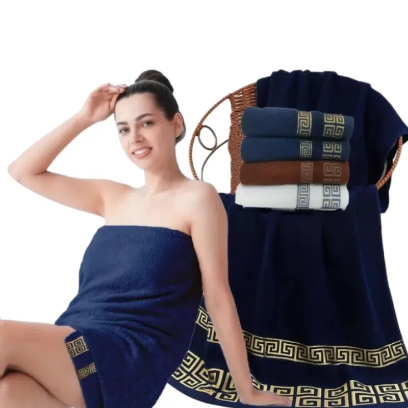 Oversized Bath Towel 140x70cm Black
