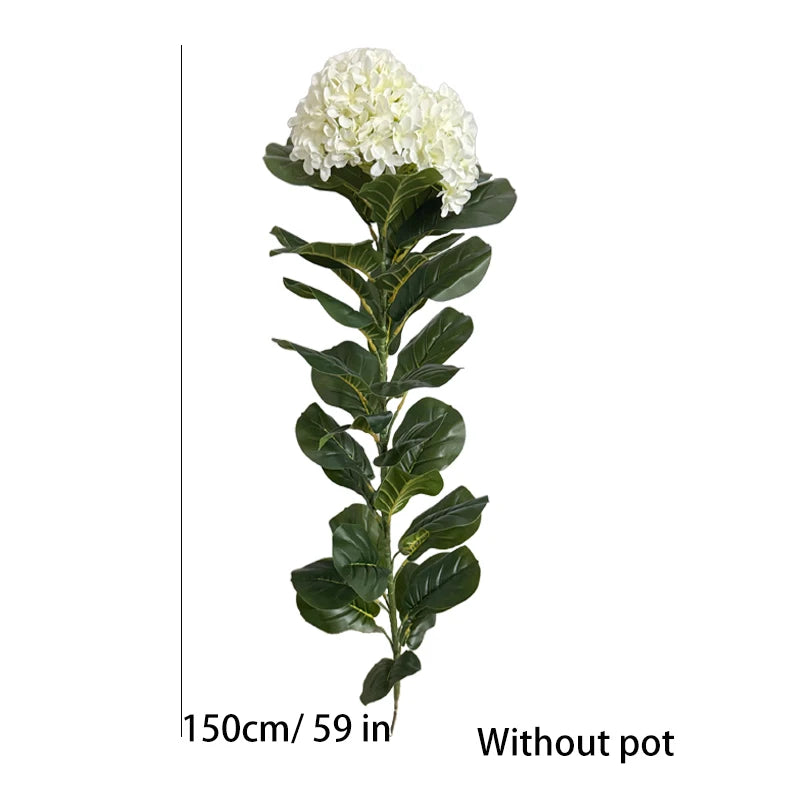 Artificial Hydrangea Tree Faux Potted