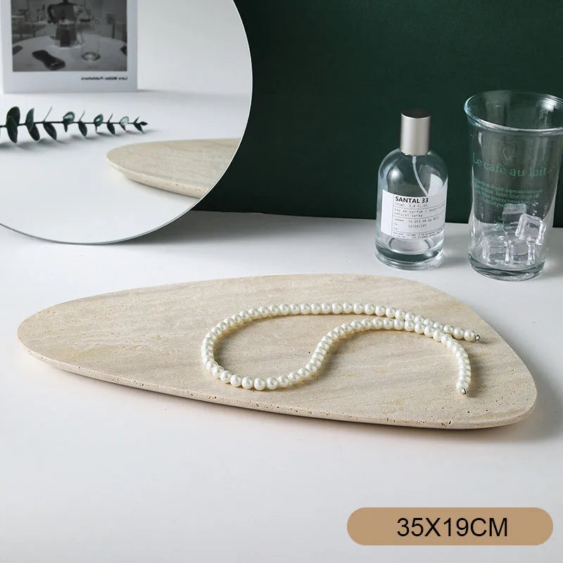 Irregular Shape Natural Marble Tray