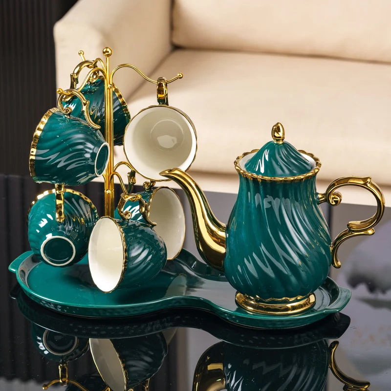 Coffee Cup and Tray Set