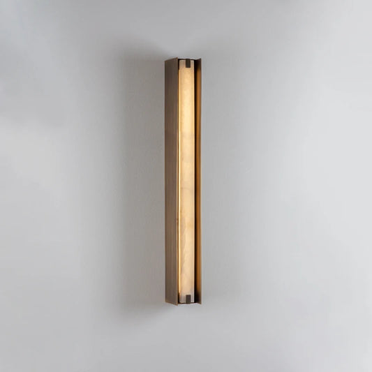 Chinese Style Natural Marble Strip Wall Lamp