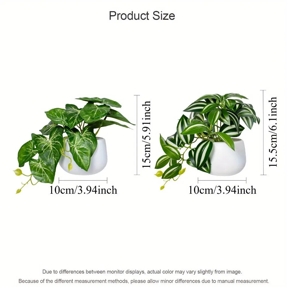 Artificial Foliage Plant Pot Bonsai