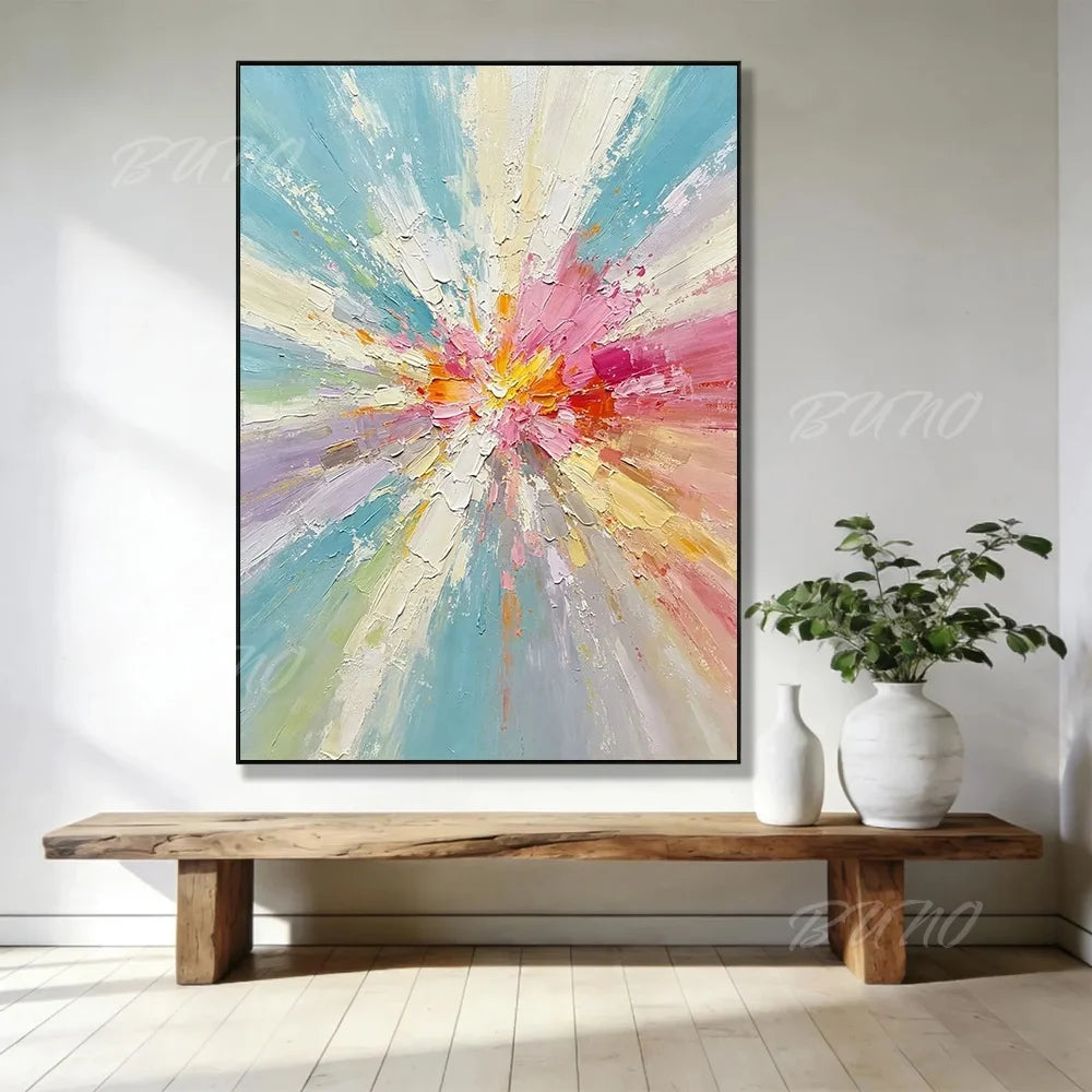 Thick Impasto Palette Painting