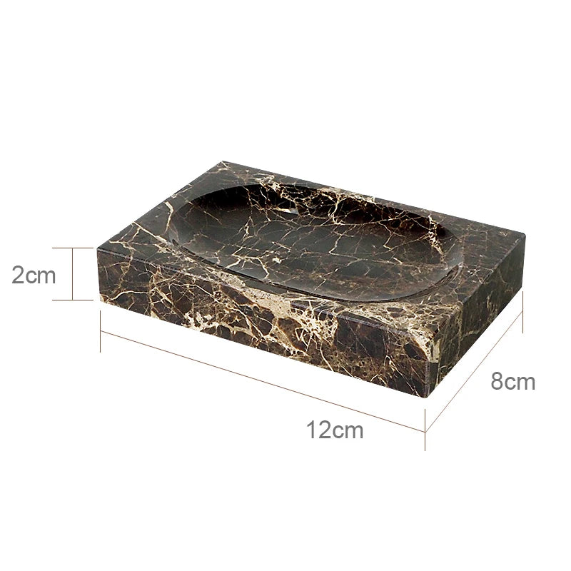 Emperador Dark Marble Bath Set