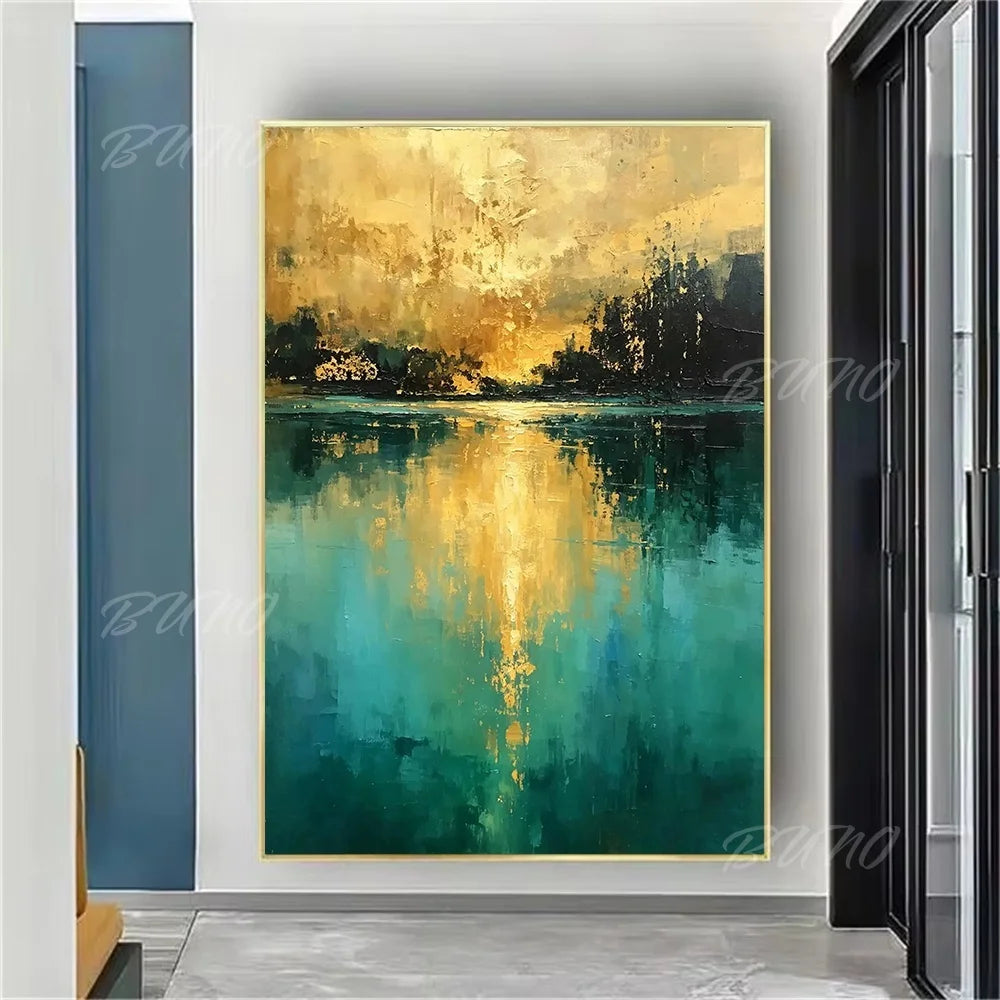 Lake View Palette Painting